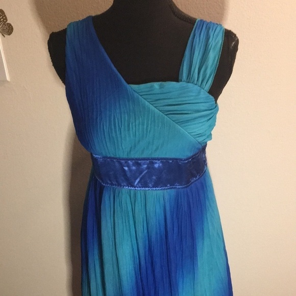 My Michelle blue / sea green mini dress​​ - Picture 2 of 6